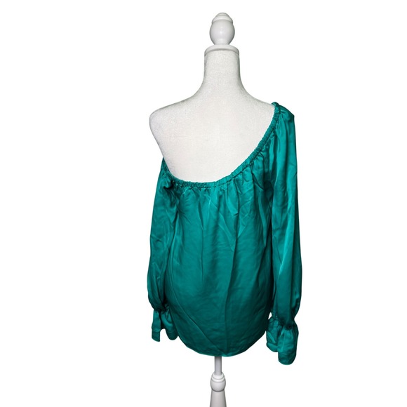 RAMY BROOK Murphy Off the shoulder Top In Oasis Women's Size Small NWT - Picture 4 of 8